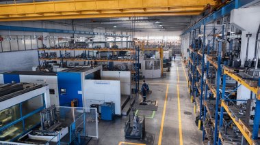 İşleme Fabrikası / Machining Factory / Bearbeitungsfabrik