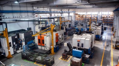 İşleme Fabrikası / Machining Factory / Bearbeitungsfabrik