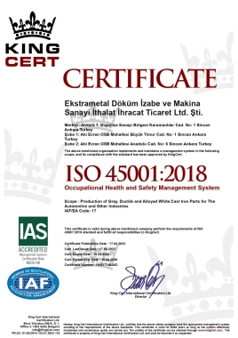ISO45001:2018 Occupational Health and Safety Management System 