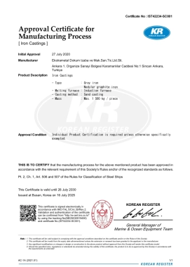 KR Loyd's Register Certficate of Approval 3.2