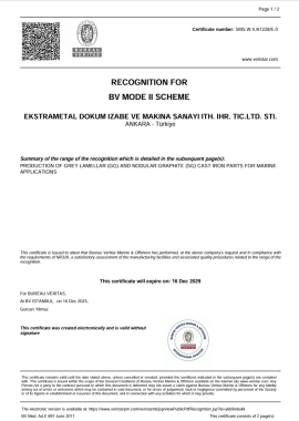 Bureau Veritas Certificate of Approval 3.2